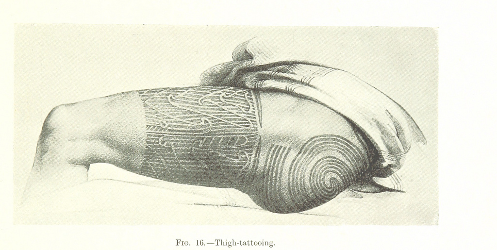 Thigh moko — Māori leg tattoo