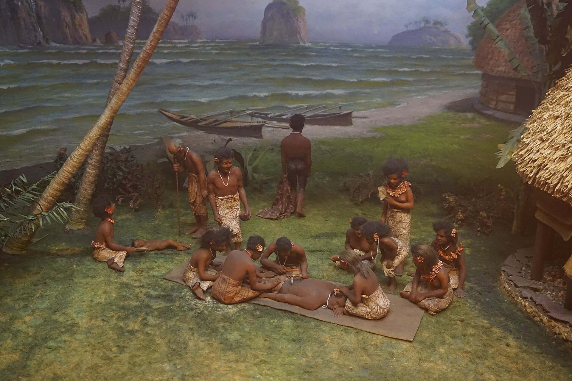 Milwaukee Public Museum February 2023 12 (Oceania--Tattooing, Samoa, Southwestern Polynesia) — Samoan full-body tattoo by Michael Barera